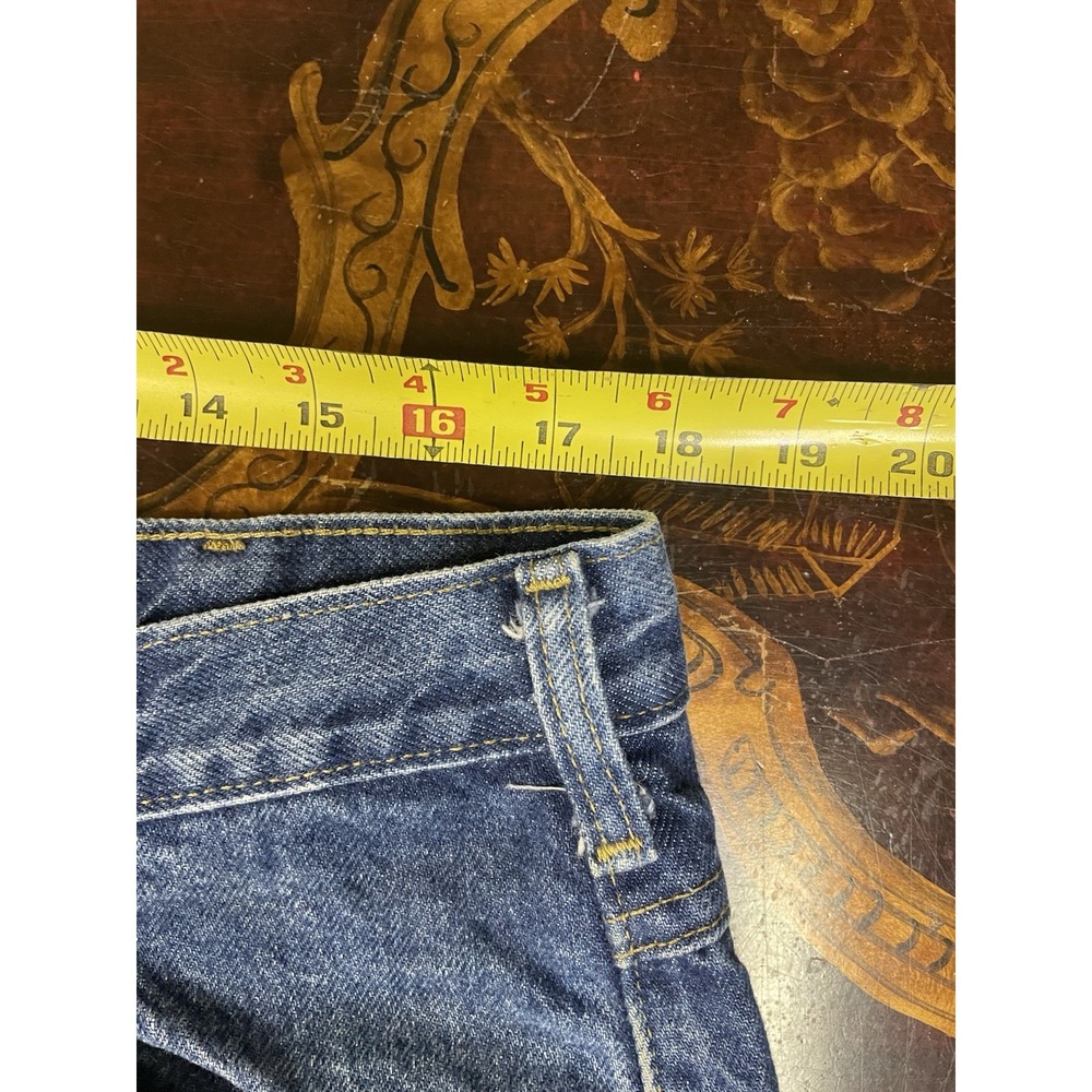 Vtg Carhartt Mens Relaxed Fit Straight Leg Flannel Lined Jean B21 Workwear 38x32 - Picture 6 of 15